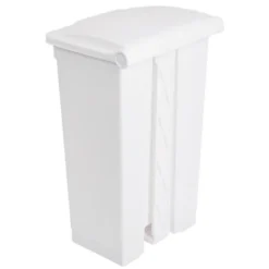 Poubelle de cuisine à pédale 87L blanche - Jantex