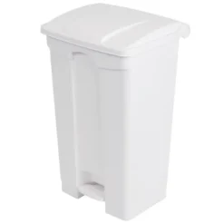 Poubelle de cuisine à pédale 87L blanche - Jantex
