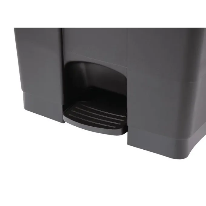 Poubelle de cuisine à pédale 65 litres Noire - Jantex