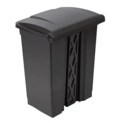 Poubelle de cuisine à pédale 65 litres Noire - Jantex