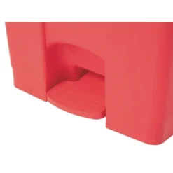 Poubelle de cuisine à pédale 87 litres rouge - Jantex