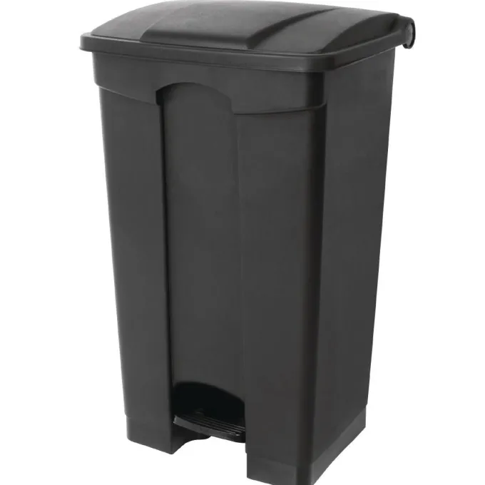 Poubelle de Cuisine à Pédale Noire 45 Litres - Jantex