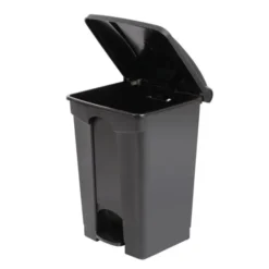 Poubelle de Cuisine à Pédale Noire 45 Litres - Jantex