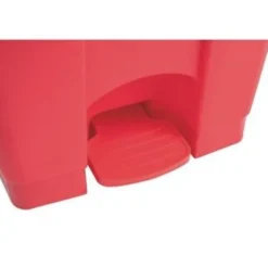 Poubelle de cuisine à pédale rouge 45 L - Jantex