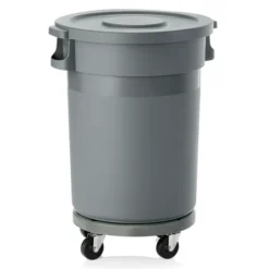 Poubelle en Polypropylène 80 L H 830 mm Ø 410 mm - Was Germany