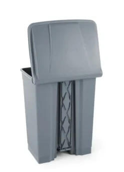 Poubelle à Pédale AmerBox 68L Gris 490x410x(H)660mm - Hendi