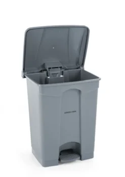 Poubelle à Pédale AmerBox 68L Gris 490x410x(H)660mm - Hendi