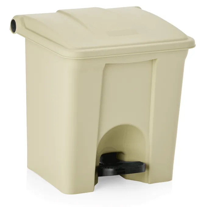 Poubelle à pédale en Polypropylène 30 L 390 mm l 375 mm H 430 mm - Was Germany