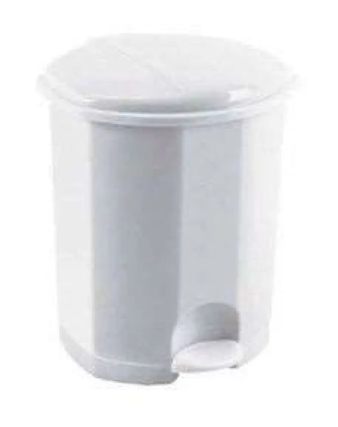 Poubelle Plastique à Pédale Blanche - Lot de 12 - Rossignol Professonnel