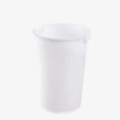 Poubelle ronde 35 L - blanc - Gilac