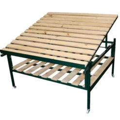 Présentoir Bois Métal Épicerie 120X120 - Prolinea