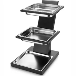 Présentoir Buffet Cubic® 3 Niveaux avec Bacs GN 2/3 - Pujadas