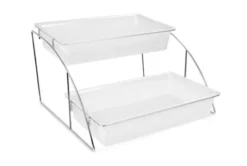 Présentoir Buffet Inox pour 2 Bacs GN 1/1 - Pujadas