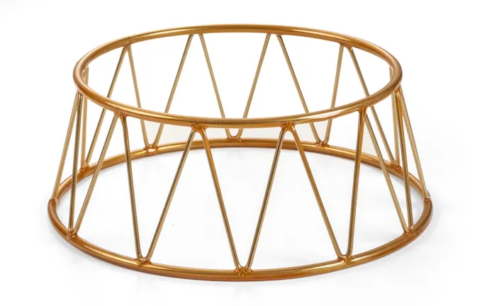 Présentoir Bufffet CROWN Doré 10 cm - Pujadas