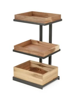 Présentoir de Buffet Métallique 3 Niveaux - Pujadas