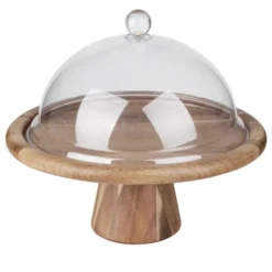 Présentoir à Gâteau en Acacia 305(Ø) X 127(H) - Olympia