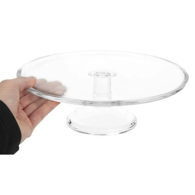 Présentoir à Gâteau en Verre (sans cloche) - 300(Ø) mm - Olympia
