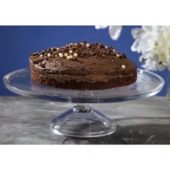 Présentoir à Gâteau en Verre (sans cloche) - 300(Ø) mm - Olympia