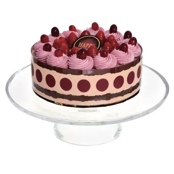 Présentoir à Gâteau en Verre (sans cloche) - 300(Ø) mm - Olympia