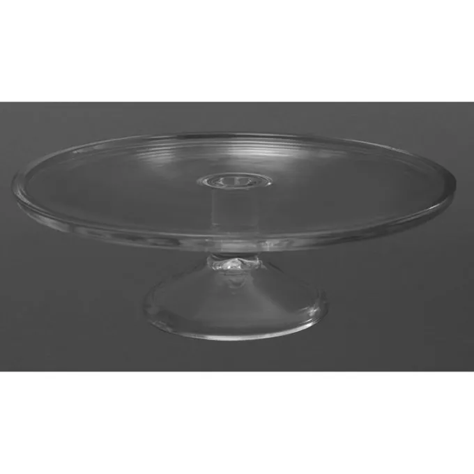 Présentoir à Gâteau en Verre (sans cloche) - 300(Ø) mm - Olympia