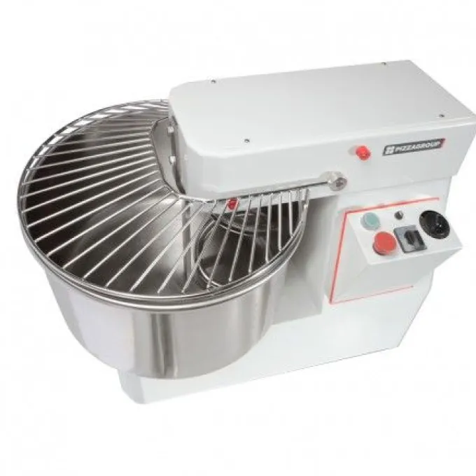 Pétrin Professionnel Vitesse Variable Tête Et Cuve Amovible - 33 Litres - PizzaGroup