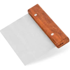 Raclette Coupe Pâte Inox et Bois 15,2 x 7,6 cm - Pujadas