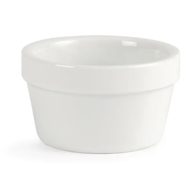 Ramequins Blancs 77mm - Lot de 6 - Olympia