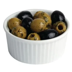 Ramequins Blancs 80mm Whiteware Lot de 12 Olympia
