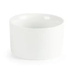 Ramequins Contemporains Blancs 80mm Lot de 12 Olympia