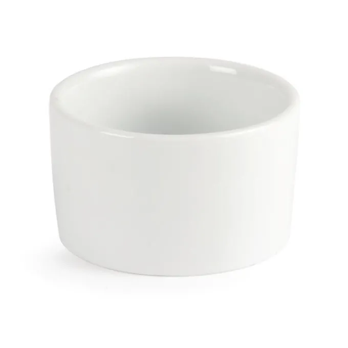 Ramequins Contemporains Blancs 90mm Lot de 12 Olympia