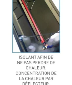 Rampe chauffante infrarouge sans régulateur - L 1220 mm - Sofraca