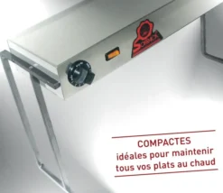 Rampe chauffante infrarouge avec régulateur - L 920 mm - Sofraca
