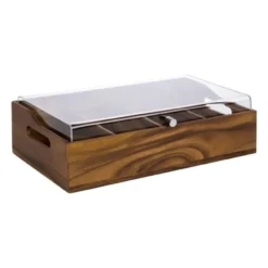 Range Couverts Bois avec Couvercle 510x280 mm - APS