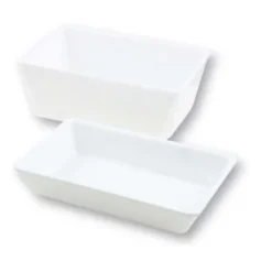 Ravier Plexi B78 - 300X200X120 - Blanc - Matériel CHR Pro