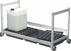 Rayonnage Alimentaire Structure Duralinox 4 Niveaux - L 2007 x P 360 x H 1800 mm