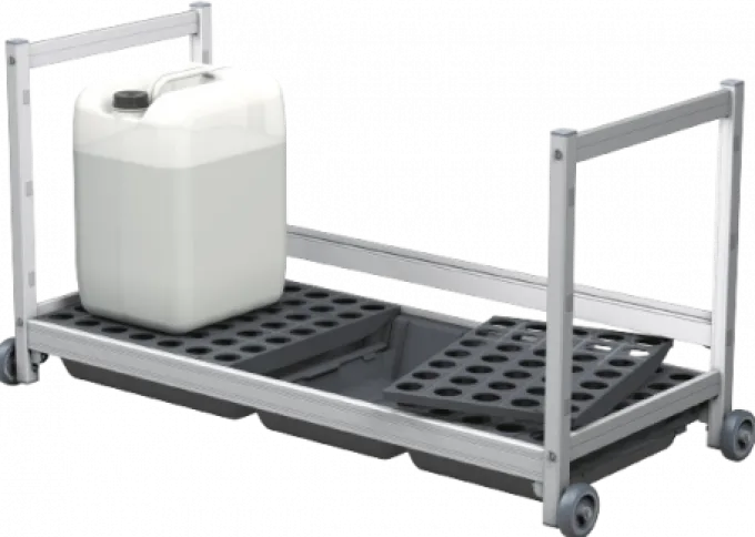 Rayonnage Alimentaire Structure Duralinox 4 Niveaux - L 2007 x P 360 x H 1800 mm