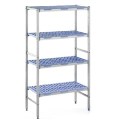 Rayonnage de Chambre Froide Modulaire 500 x1492 mm - 4 Niveaux - Tournus