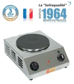 Réchaud Electrique Professionnel - 1 plaque - Diamètre 220 mm - Sofraca