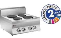 Réchaud Electrique Professionnel - 4 plaques électriques - Gamme 650 - Baron