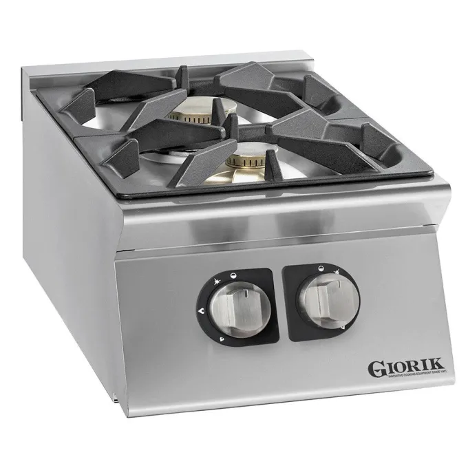 Réchaud Feux Vifs Gaz, 2 Feux - Giorik - CG920T