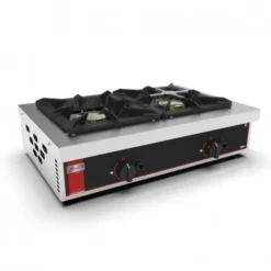 Réchaud Gaz Professionnel - 2 Feux - 14000 W - Sofraca