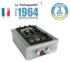 Réchaud Gaz Professionnel spécial traiteur - 2 feux - 6980 W - Sofraca