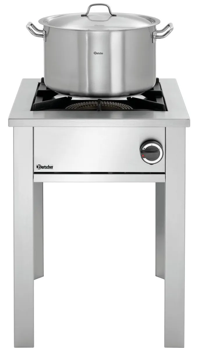 Réchaud à gaz Professionnel sur Pieds - Format XL - 1 feu - Bartscher