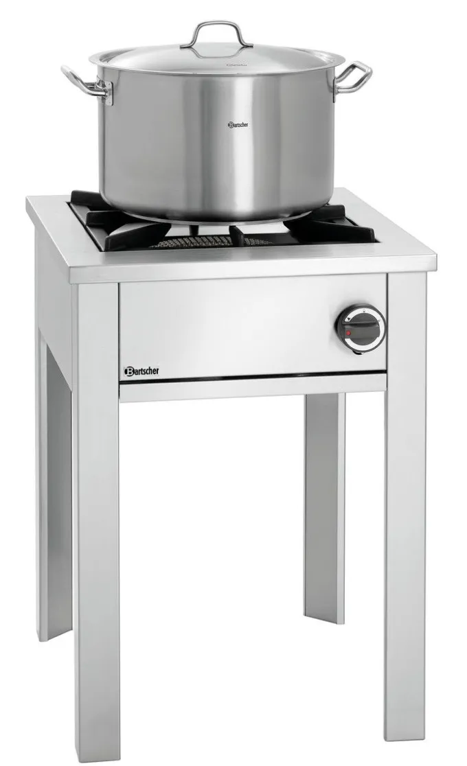Réchaud à gaz Professionnel sur Pieds - Format XL - 1 feu - Bartscher