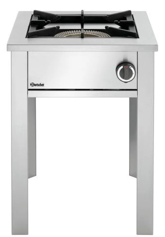 Réchaud à gaz Professionnel sur Pieds - Format XL - 1 feu - Bartscher