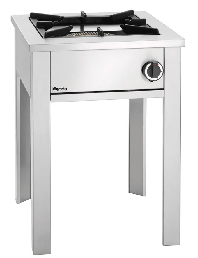 Réchaud à gaz Professionnel sur Pieds - Format XL - 1 feu - Bartscher