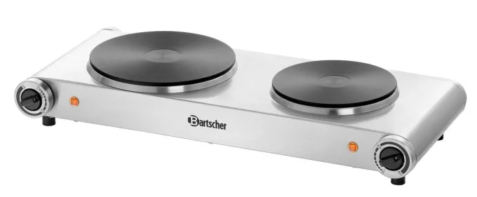 Réchaud Électrique Professionnel - 2 Plaques - 2,5 kW - Bartscher