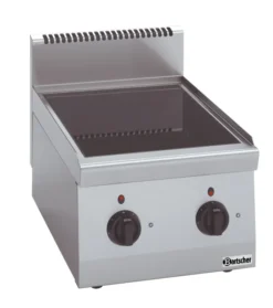 Réchaud vitrocéramique - 2 foyers - 4,3 kW - L 400 x P 600 mm - Bartscher