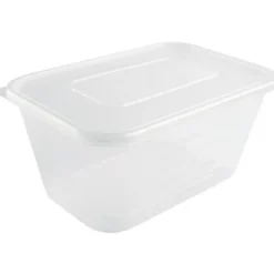 Récipient en Plastique pour Micro-Ondes 1 L - Lot de 250