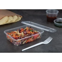 Récipient en Plastique pour Micro-Ondes - 650 ml - Lot de 250